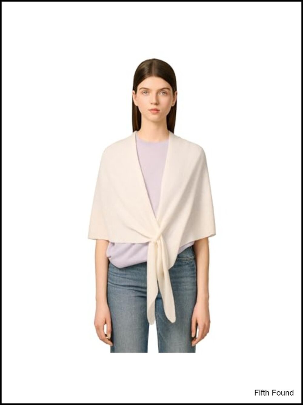 Cashmere Wool Blend Shawl Wrap Women Oversized Triangle Scarf Pashmina